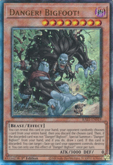 Danger! Bigfoot! - RA03-EN019 - Prismatic Ultimate Rare - 1st Edition